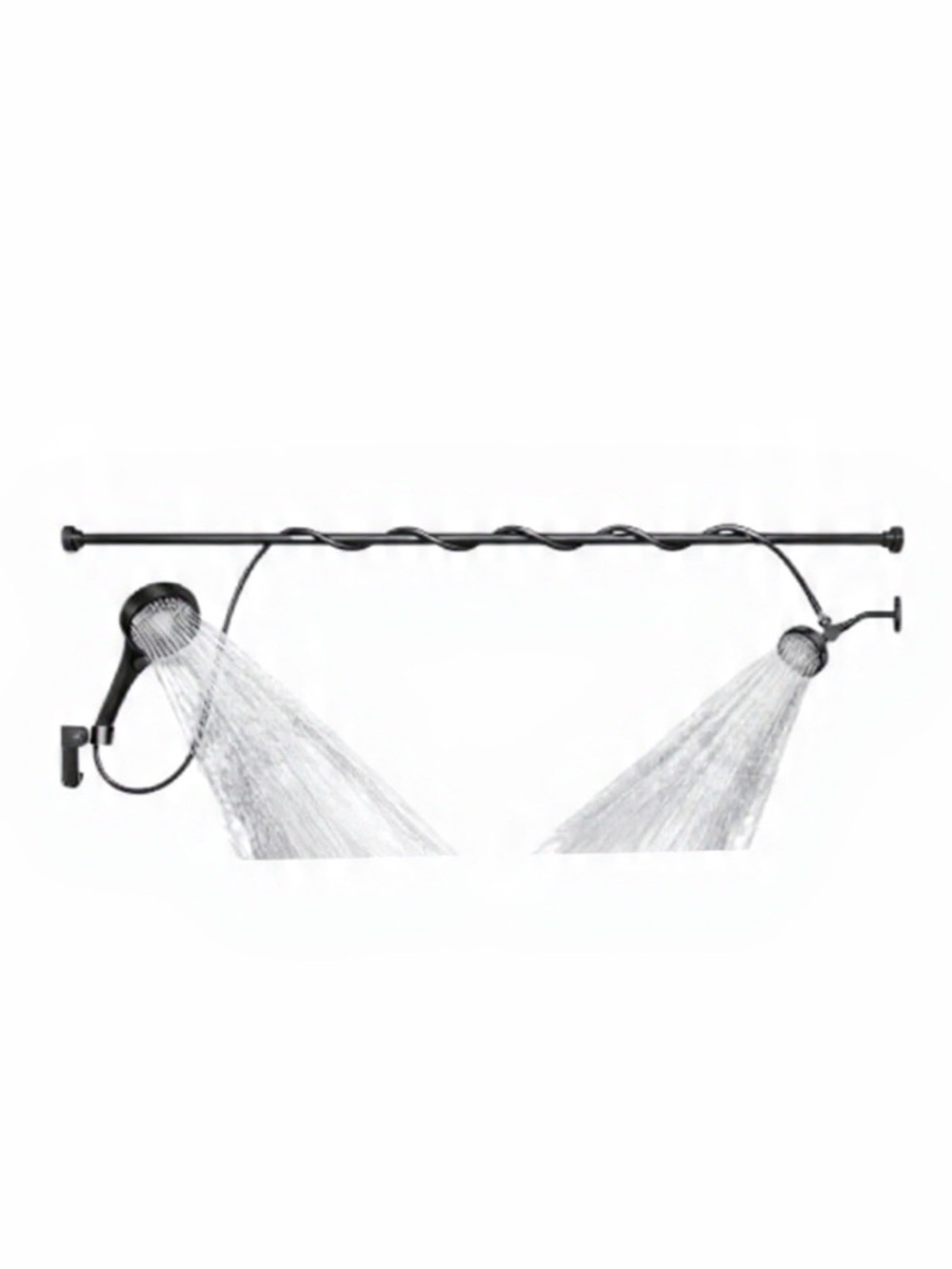 Dual Shower Accessories Adjustable Fits 2 Persons